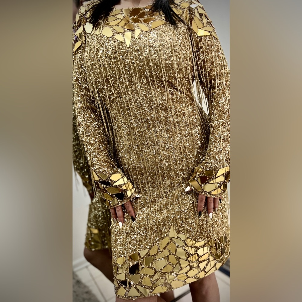 Luxury and custom dress, amazing material